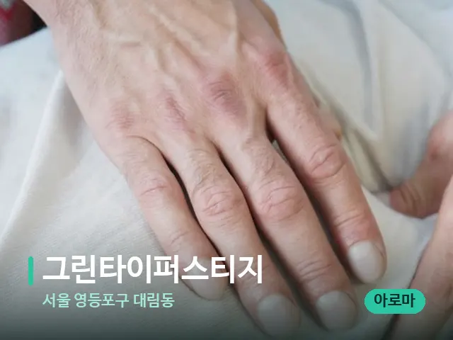 서울 영등포구 대림동 그린타이퍼스티지 — 마사지 관리를 받는 장면